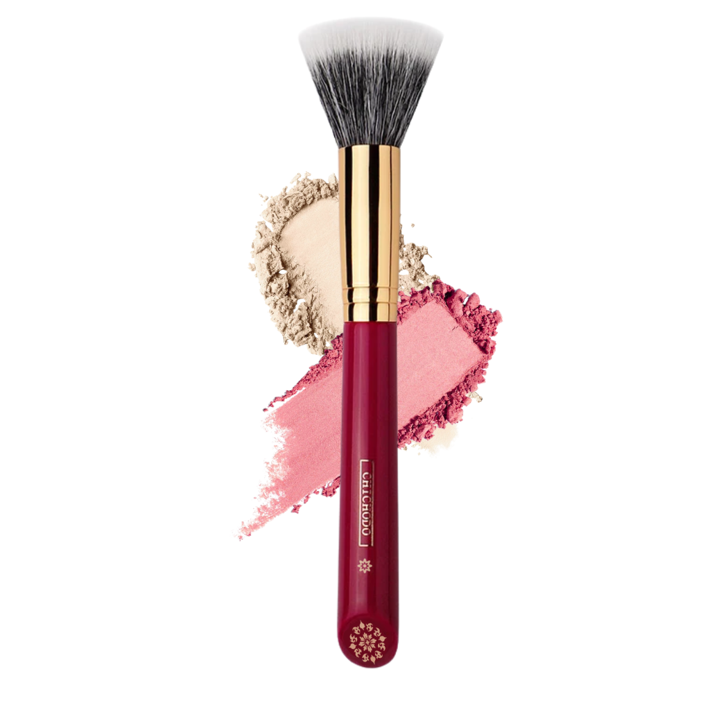 Cọ Tán Má Hồng – Phấn Phủ – Phấn Nền CHICHODO Finishing Brush C105 Lông Mềm Mịn Cao Cấp